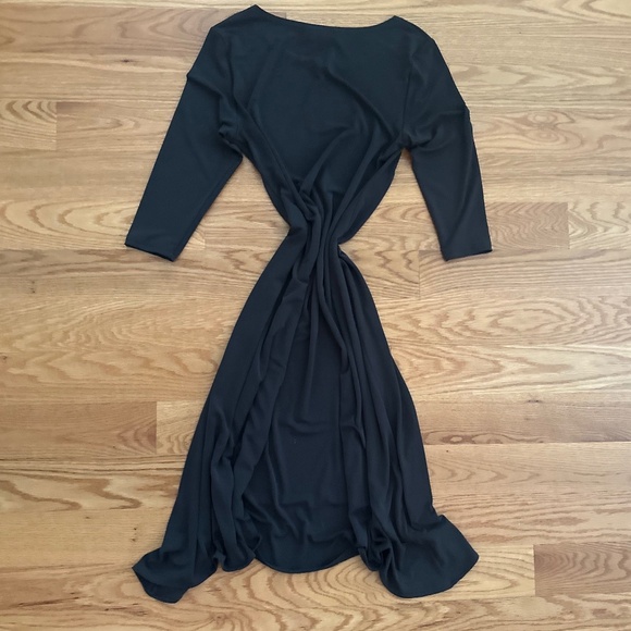 Alfani NWOT Asymmetric 3/4 Sleeve Jewel Neck Dress  (4) - Picture 9 of 13